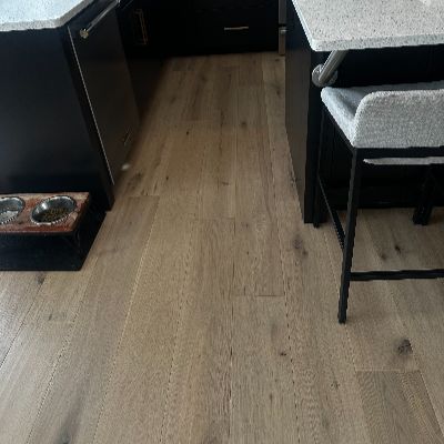 New kitchen flooring installation project in Saskatoon SK